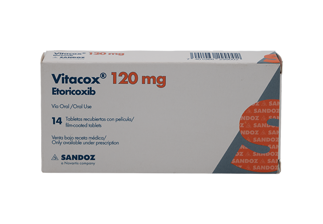 VITACOX SANDOZ 120 MG TABLETAS VIA ORAL