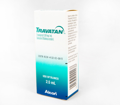 TRAVATAN OFT 2,5 ML SOLUCIÓN OFTALMICO