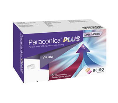 PARACONICA PLUS 500mg/150mg x 60 TABLETAS