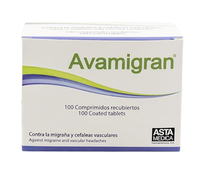 AVAMIGRAN TABLETAS VÍA ORAL