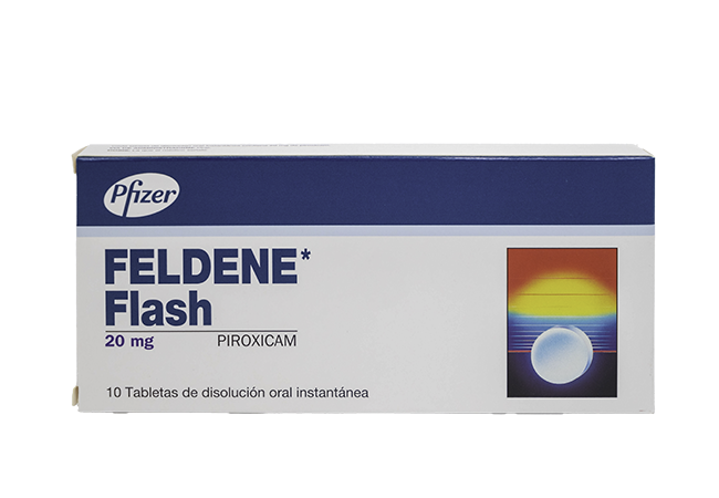FELDENE FLASH TABLETAS 20 MG X 10