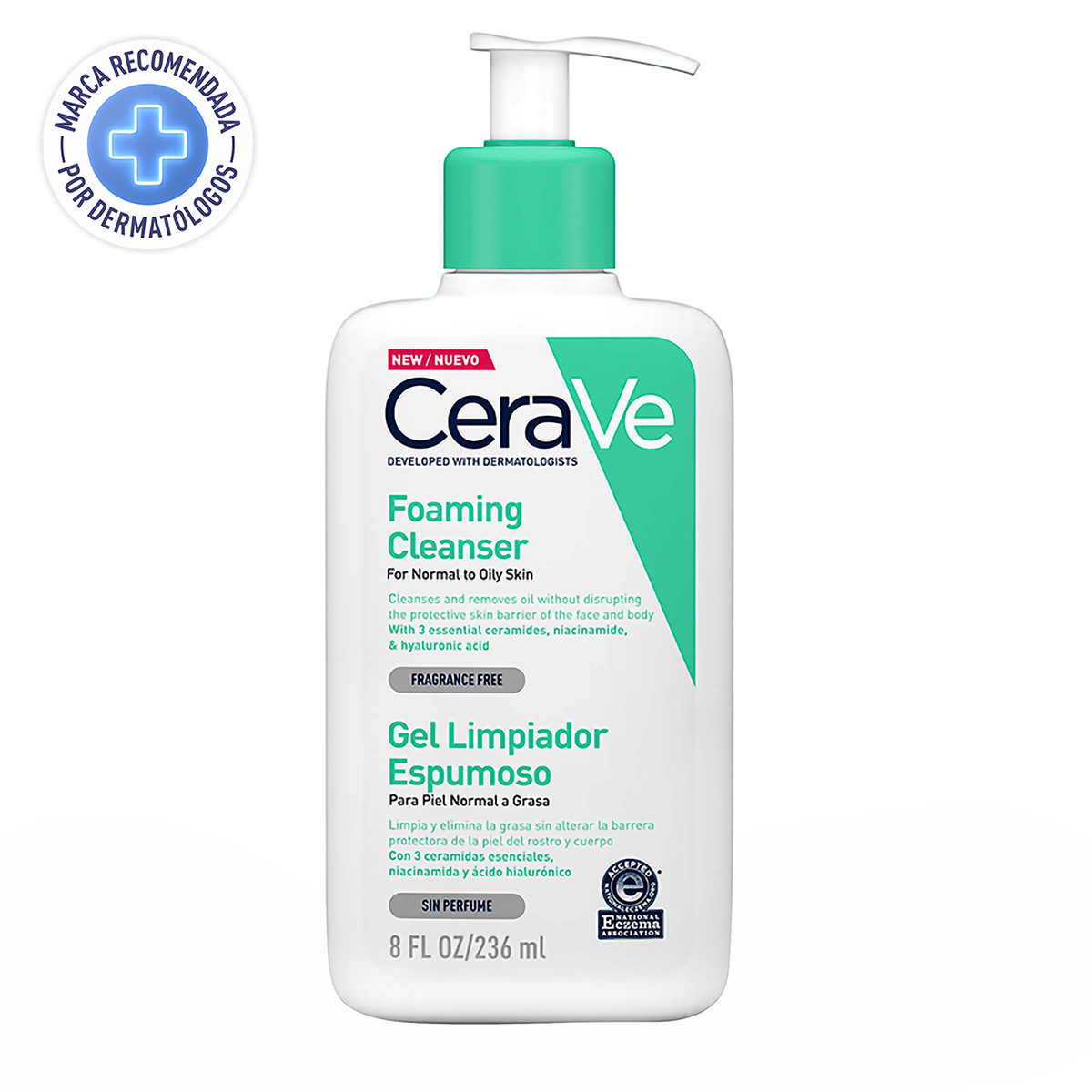 CeraVe Gel Limpiador espumoso 236ml