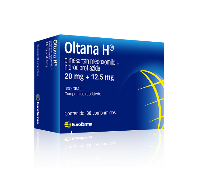 OLTANA H 20 MG / 12.5 MG X 30 TABLETAS