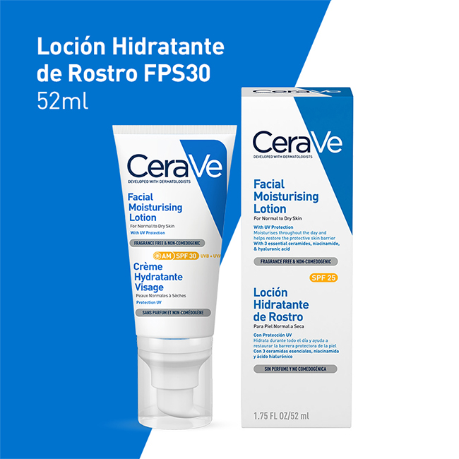 Cerave Loción Facial Hidratante AM SPF30 52ml