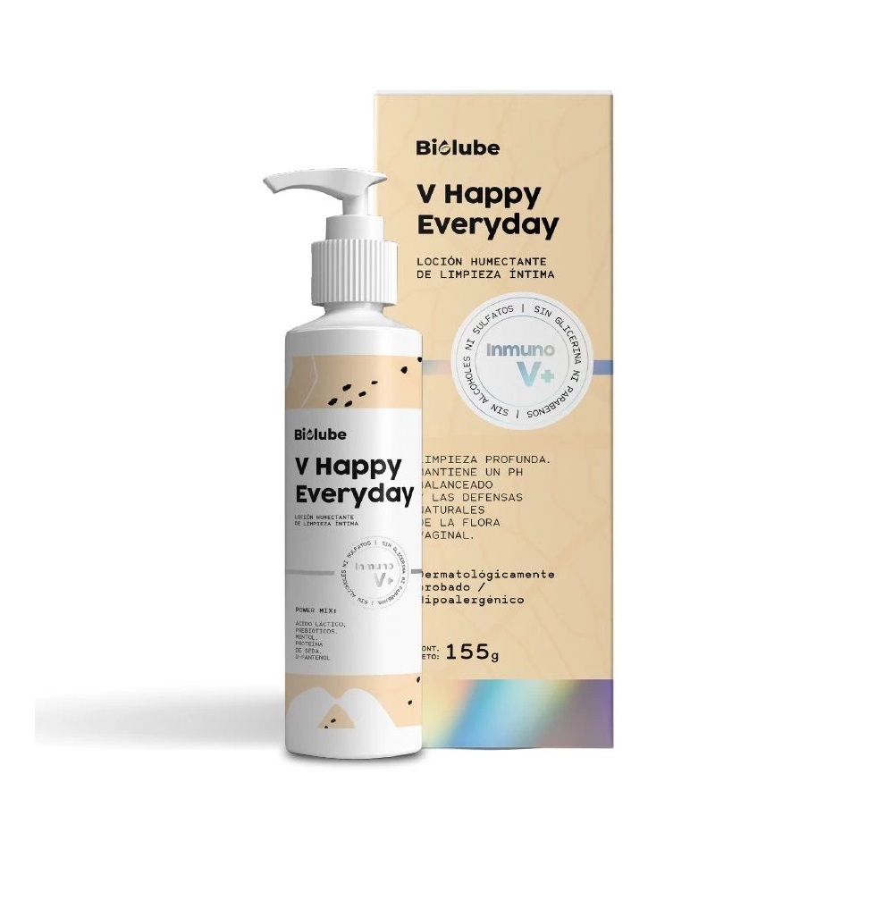 Sinabon Biolube Loción humectante para limpieza intima 155g