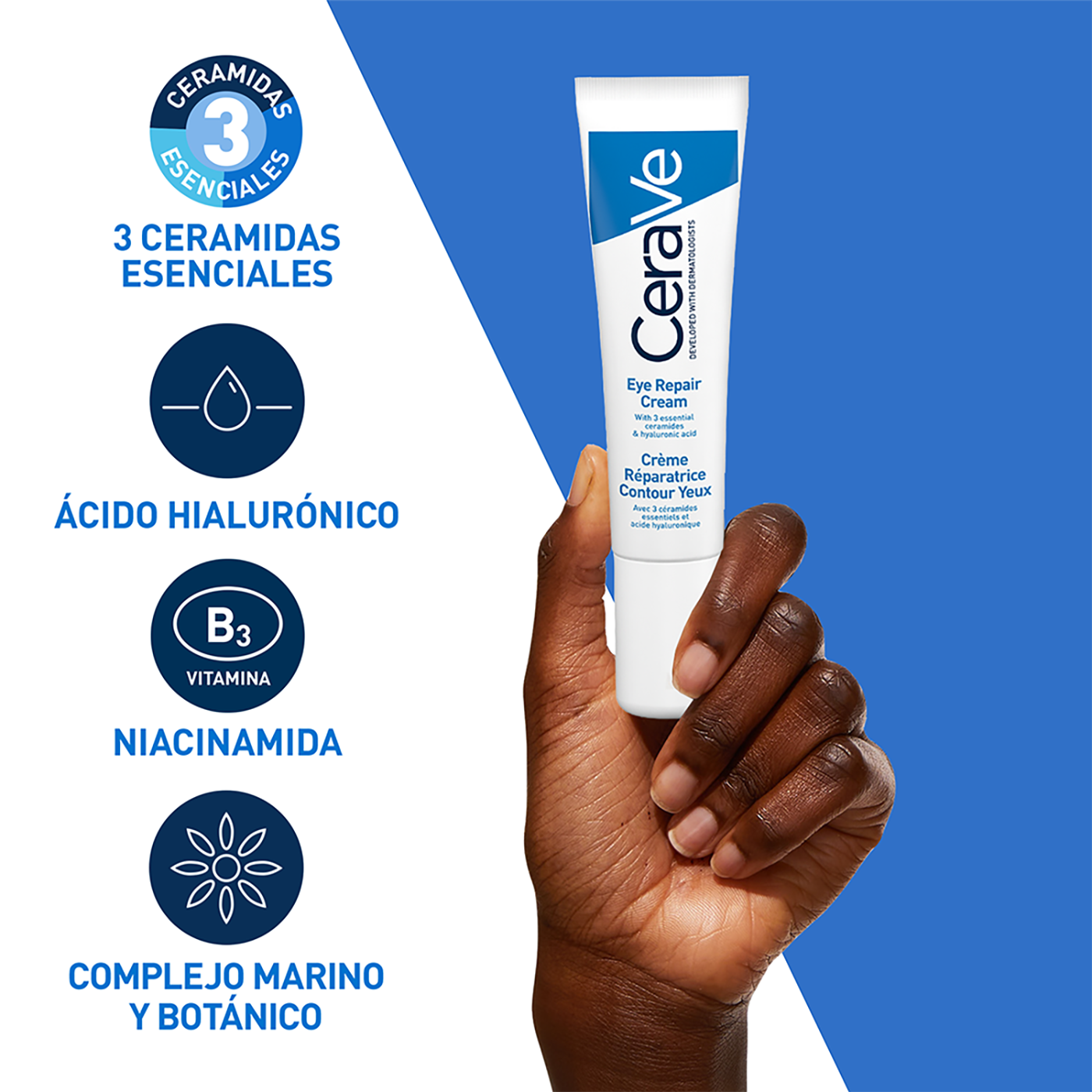 CeraVe Crema reparadora para contorno de ojos 14ml