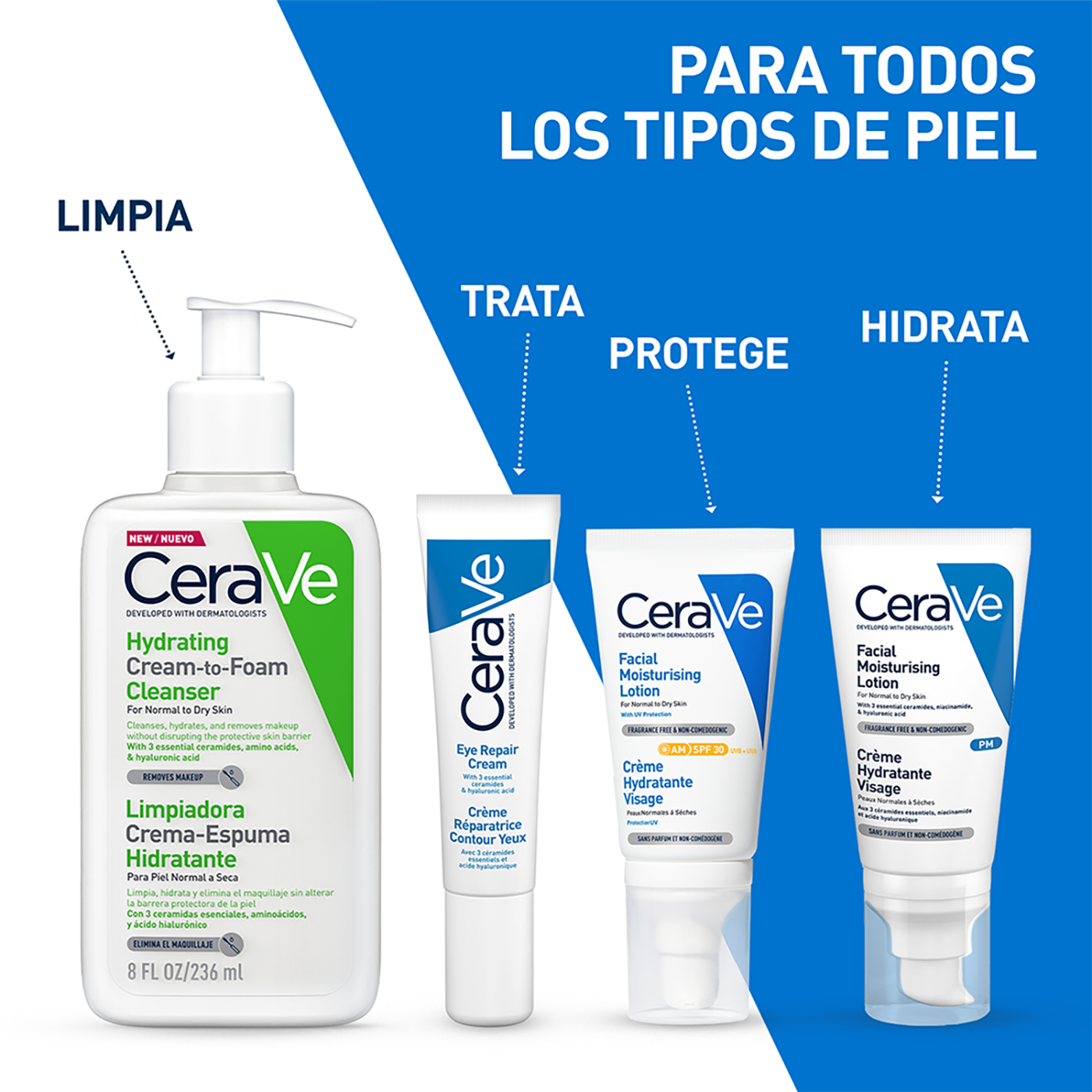 CeraVe Crema reparadora para contorno de ojos 14ml