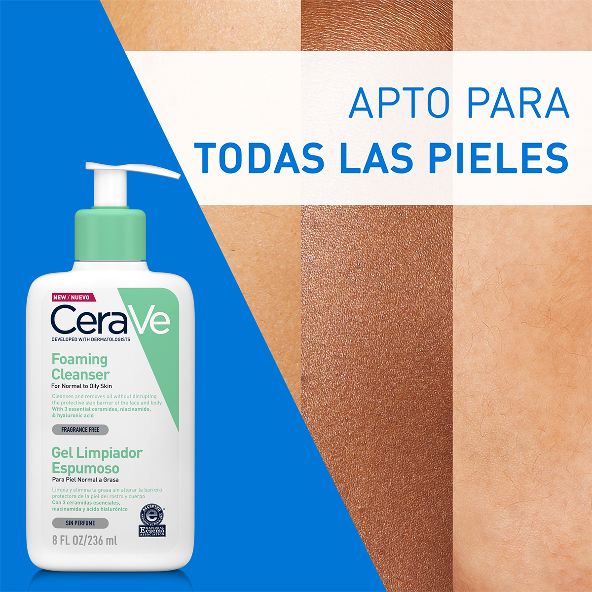 CeraVe Gel Limpiador espumoso 236ml