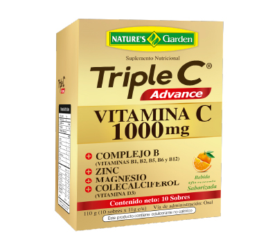 Natures Garden Triple C Advance 1000mg x10 sobres