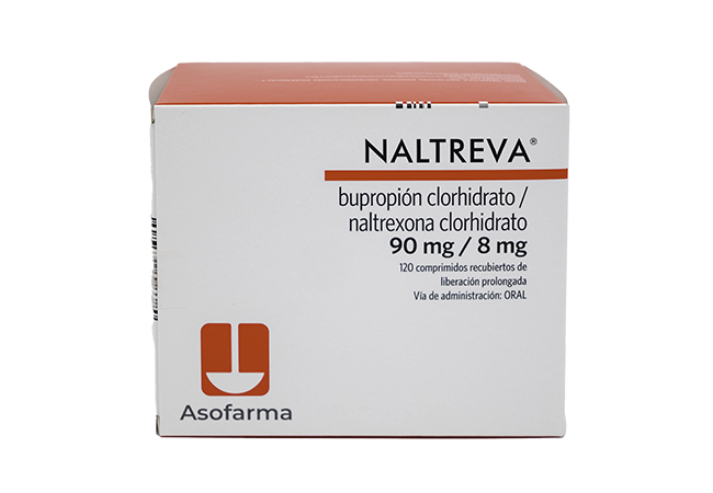 NALTREVA TABLETAS 90MG/8MG X 120