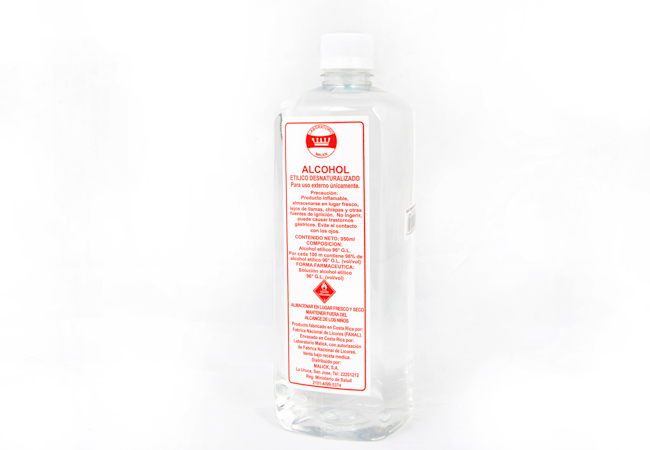 Alcohol etílico desnaturalizado 950ml