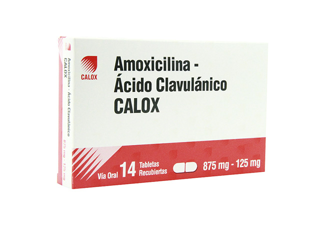 AMOXICILINA ACIDO CLAVULANICO 875MG/125MG TABLETAS VIA ORAL