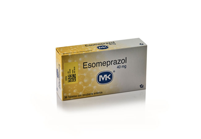 Esomeprazol MK, 40 mg, 1 de 30 tabletas