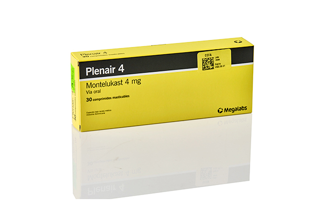Plenair montelukast 4 mg