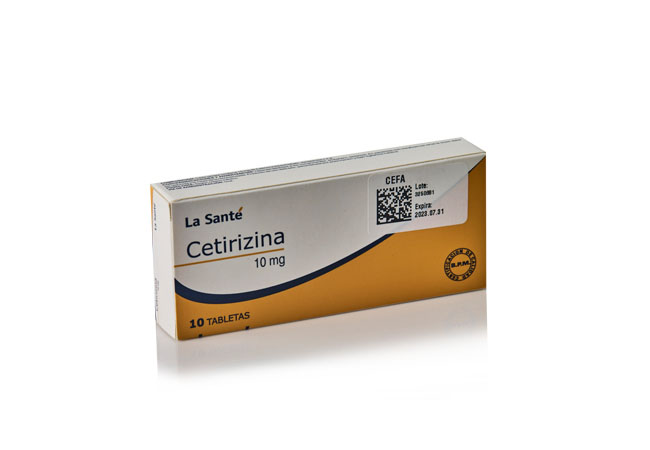 LE SANTE CETIRIZINA 10 mg x 10 TABLETAS