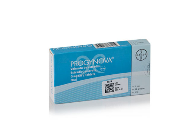 PROGYNOVA 1 mg x 28 GRAGEAS