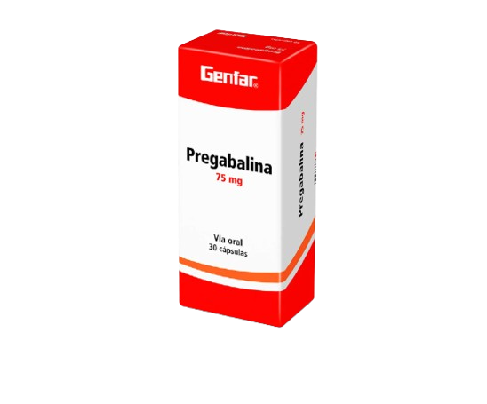 GENFAR PREGABALINA 75 mg x 30 CAPSULAS