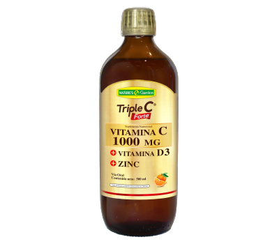Natures Garden Triple C Forte 1000mg jarabe 500ml