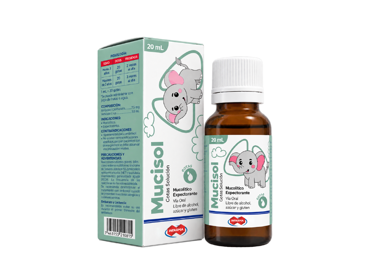 MUCISOL GOTAS PEDIÁTRICAS 7.5 MG / 20 ML