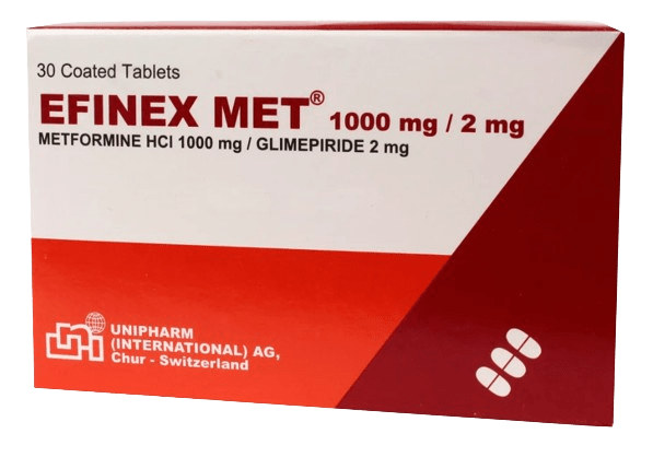 EFINEX MET 1000/2 MG