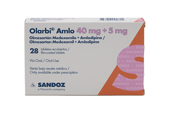 OLARBI AMLO TABLETAS 40MG/10MG X28